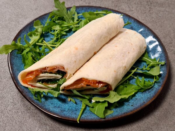 Wrap met Zalm en Roomkaas